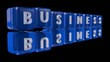 Word Business on black