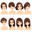 Vector: Hairstyle Fashion Collection Hairstyle Fashion Collection