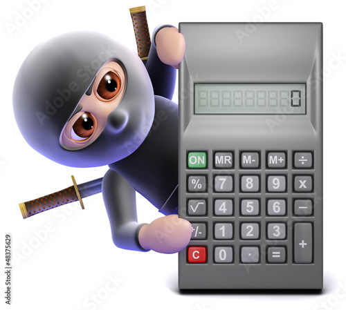 Illustration: Ninja Calculator Ninja Calculator