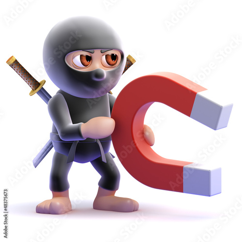 Illustration: Ninja magnet Ninja magnet