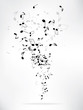 Vector: Musical abstract background Musical abstract background
