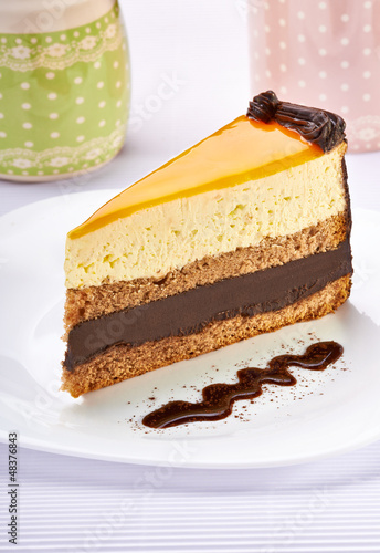 Photo: cream chocolate fruit cake sweet food dessert cream chocolate fruit cake sweet food dessert