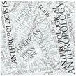 Anthropology Disciplines Concept