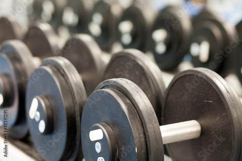 Photo: Interior of a modern gym Interior of a modern gym
