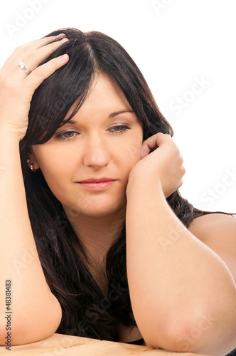 Photo: Portrait of a black haired woman Portrait of a black haired woman