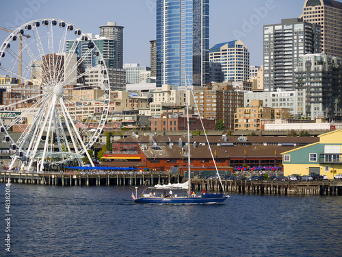 Photo: City Skyline of Seattle Washington USA City Skyline of Seattle Washington USA