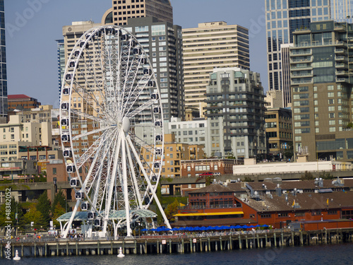 Photo: City Skyline of Seattle Washington USA City Skyline of Seattle Washington USA