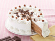 cream chocolate fruit cake sweet food dessert