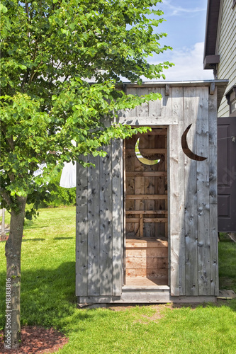 Photo: Backyard Outhouse Backyard Outhouse