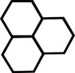 Outlined Bee Hives