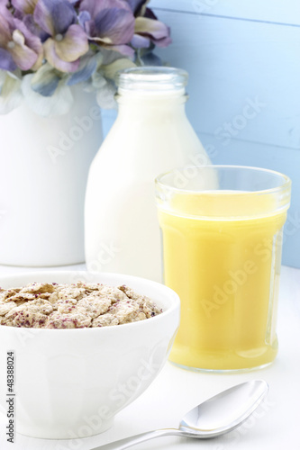 Photo: delicious and healthy berries cereal delicious and healthy berries cereal