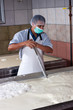 Cheese factory worker