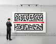 poster with labyrinth