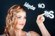 Bride Making Choice In A Marriage Proposal Concept