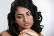 Sadness portrait of a young woman