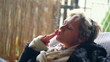 SUPER 35MM CAMERA - young woman smoking a cigarette 