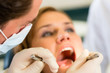 Patient with Dentist - dental treatment