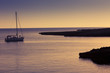 Sailboat at sunset