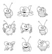 Cartoon insects