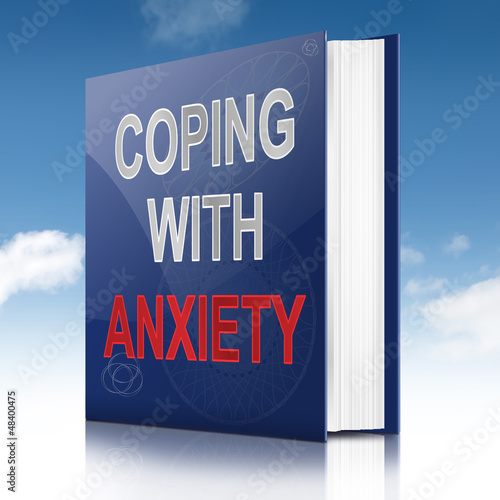 Illustration: Anxiety advice concept. Anxiety advice concept.