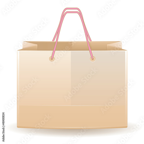 Vector: Paper shopping bag Paper shopping bag