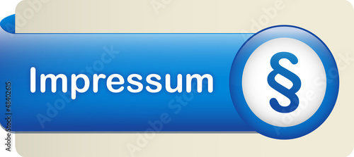 Illustration: IMPRESSUM button (contact publishing blue web internet) IMPRESSUM button (contact publishing blue web internet)