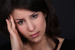 Woman with headache