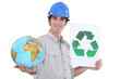 Recycle building materials to protect the planet