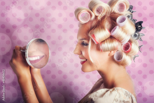 Photo: Beautiful Model With Fresh Makeup And Hairstyle Beautiful Model With Fresh Makeup And Hairstyle