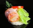 Photo: Canape with salmon Canape with salmon