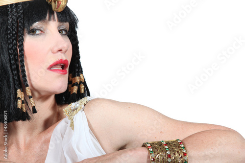 Photo: portrait of a woman in Egyptian costume portrait of a woman in Egyptian costume