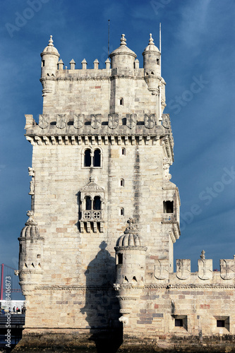 Photo: famous Belem Tower in evening famous Belem Tower in evening