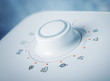 Photo: Washing machine program dial close up Washing machine program dial close up