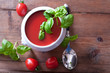 Aus frischen Tomaten