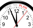 Clock. Time to plan