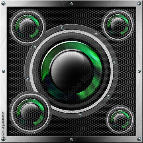 Illustration: Sound System Background Sound System Background