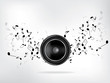Vector: Abstract music retro grunge background Abstract music retro grunge background