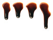 Chocolate syrup drops leaking