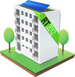 Vector: Immeuble RT 2012 (détouré) Immeuble RT 2012 (détouré)