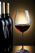 Photo: Bottles and glass of wine Bottles and glass of wine