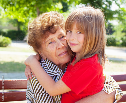 Photo: Grandmother with grandchild Grandmother with grandchild