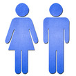 blue man and woman symbol