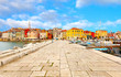 old Istrian town in Porec, Croatia.