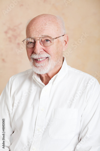 Photo: Senior Man with Glasses - Portrait Senior Man with Glasses - Portrait