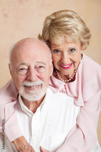 Photo: Studio Portrait of Beautiful Senior Couple Studio Portrait of Beautiful Senior Couple