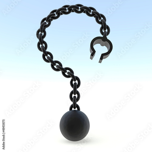 Illustration: shackles shackles