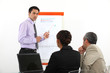 Businessman making a presentation