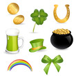 Vector Illustration of Saint Patrick's Day Symbols