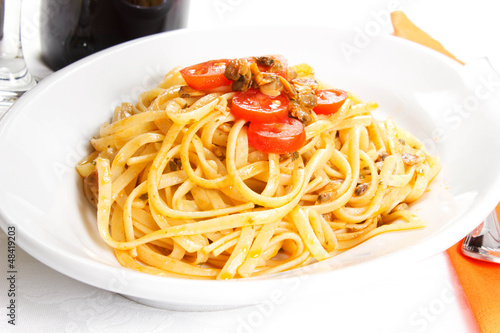 Photo: spaghetti con le vongole spaghetti con le vongole