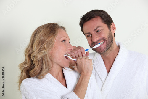 Photo: Brushing teeth Brushing teeth